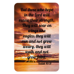 Isaiah 40:31 magnet