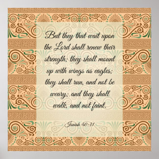 Isaiah 40:31 Poster