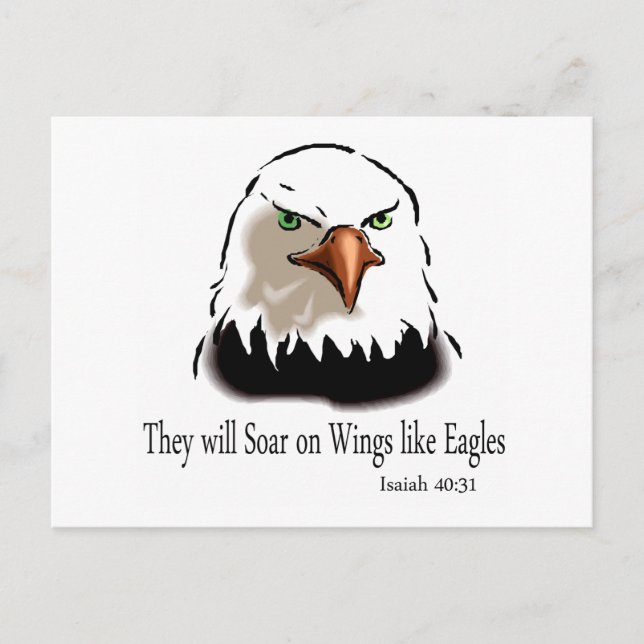 Isaiah 40 31 postkarte (Vorderseite)