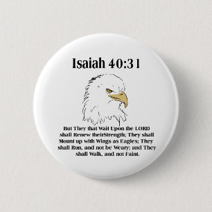 Isaiah 40:31 Schaltfläche Button