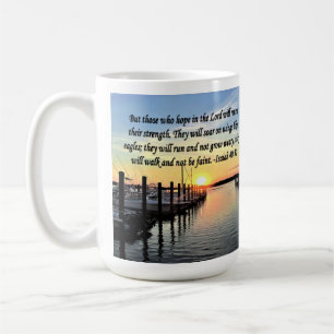 ISAIAH 40:31 SCRIPTURE VERSE KAFFEETASSE
