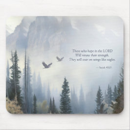 Isaiah 40:31 Wings Like Eagles Scripture Mousepad