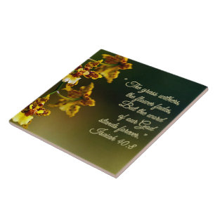 Isaiah 40:8 Inspiration Fliese