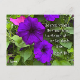 Isaiah 40:8 - Postkarte