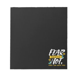 Isaiah 41:10 - Angst nicht Inspiration Bibel Verse Notizblock