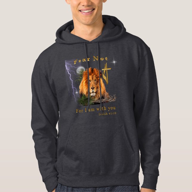 Isaiah 41:10 Bibelverse Hoodie (Vorderseite)