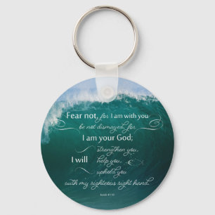 Isaiah 41 10 Bible Verse Button Schlüsselanhänger