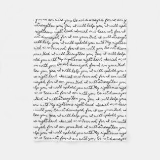 Isaiah 41:10 fleecedecke