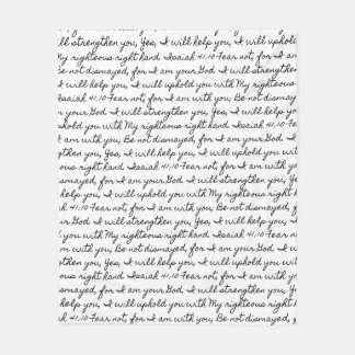 Isaiah 41:10 fleecedecke
