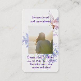 Isaiah 41:10 Gedenkkarte zur Erinnerung an die Sch Visitenkarte