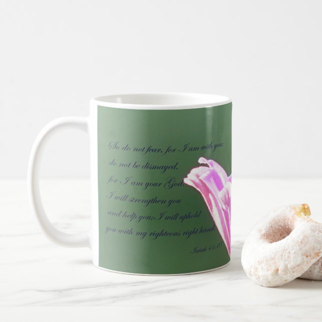 Isaiah 41:10 kaffeetasse (Mit Donut)