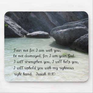 Isaiah 41:10 mousepad