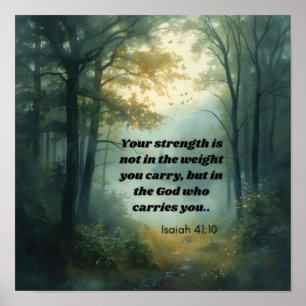 Isaiah 41:10 poster