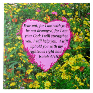 ISAIAH 41:10 WILDBLUME FOTO DESIGN FLIESE