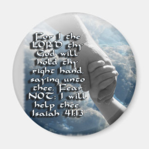 ISAIAH 41:13 ANGST NICHT - ICH WERDE DEINE HAND HA MAGNET