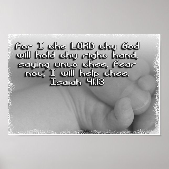 ISAIAH 41:13 ANGST NICHT - POSTER (Vorne)