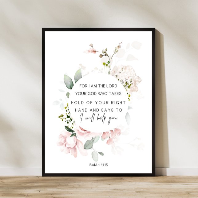 Isaiah 41:13 Bibelverse Poster (Von Creator hochgeladen)