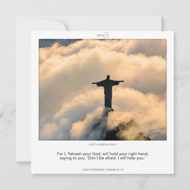 Isaiah 41:13 GOD'S PROMISES Einladung (Vorderseite)