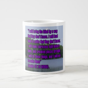 Isaiah 42:16 WEBU-Tasse Jumbo-Tasse