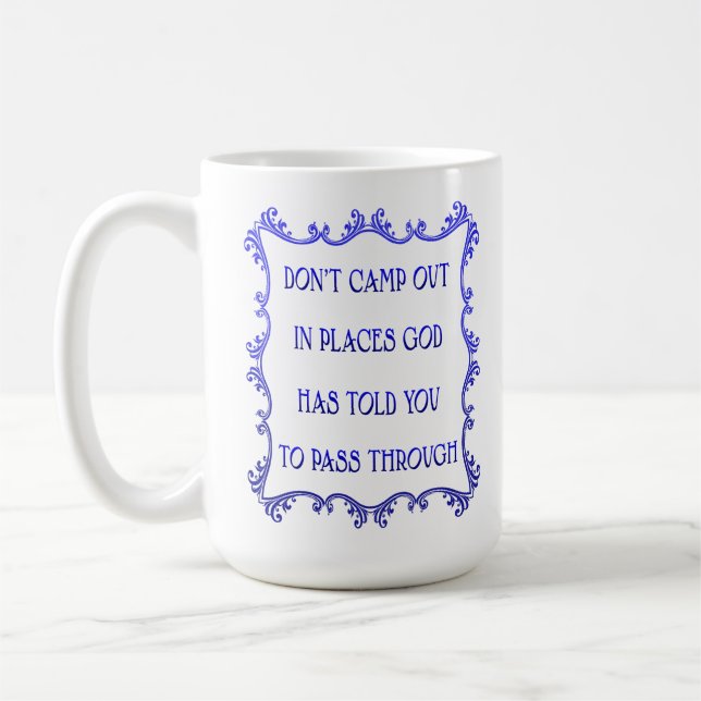 Isaiah 43:18 - 15 oz. Mug Kaffeetasse (Links)