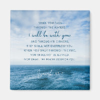 Isaiah 43:2 Wenn Sie durch das Wasser gehen