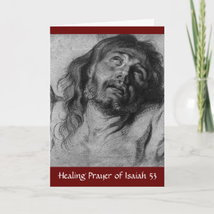 Isaiah 53 Gebet Card Dankeskarte