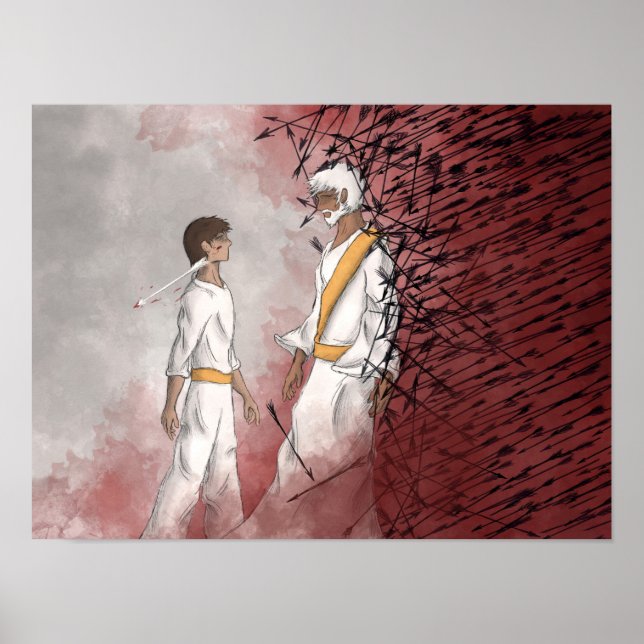 Isaiah 54:17 / Römer 8:28 Poster (Vorne)