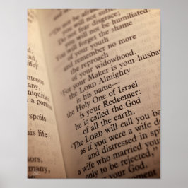 Isaiah 54:5 [Drucken] Poster