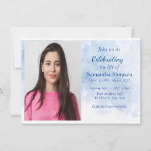 Isaiah 55 Bibelschrift - Feier des Lebens Einladung