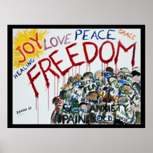 Isaiah 61 Freiheit Poster