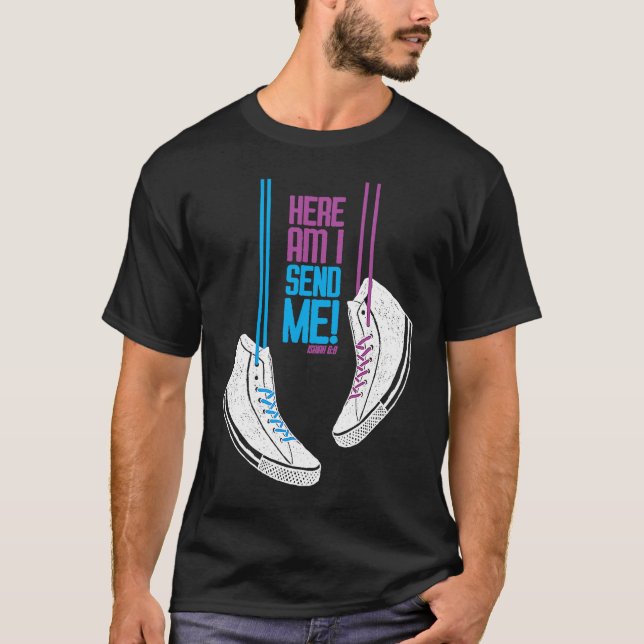 Isaiah 68 Hier bin ich Schick mir! T-Shirt (Vorderseite)