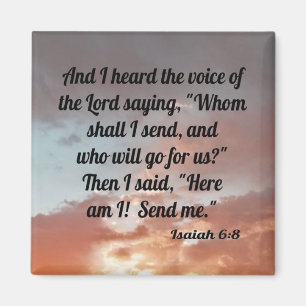 Isaiah 6:8 magnet