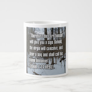 Isaiah 7:14 WEBU-Tasse Jumbo-Tasse