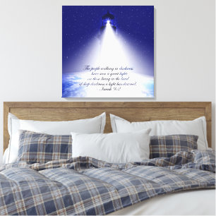 Isaiah 9:2 Weihnachtsstretch Canvas Print Leinwanddruck