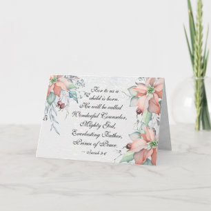 Isaiah 9:6 Er wird als wunderbar bezeichnet... Wei Karte