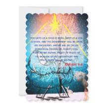 Isaiah 9:6 Uns a Kind ist Geboren Weihnachten