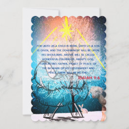 Isaiah 9:6 Uns a Kind ist Geboren Weihnachten