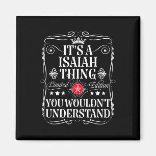 Isaiah nennt es eine islamische Sache, die man nic Magnet