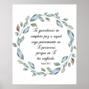 Isaias 26 poster