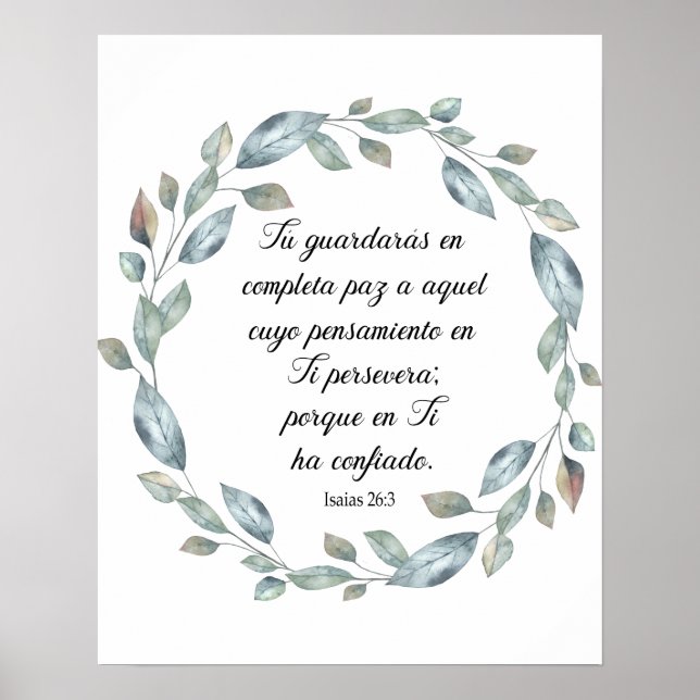 Isaias 26 poster (Vorne)