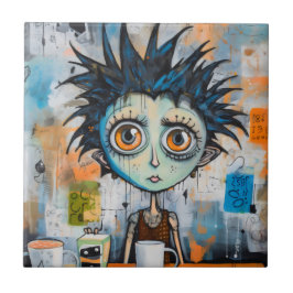 Isak Inkwell Morgenknebel Fliese