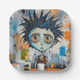 Isak Inkwell Morgenknebel Pappteller