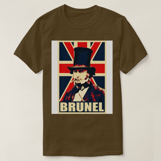 Isambard Kingdom Brunel 1 T-Shirt (Design vorne)