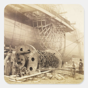 Isambard Königreich Brunel (1806-59) neben dem Quadratischer Aufkleber