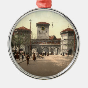 Isartor, München, Bayern, Deutschland Ornament Aus Metall