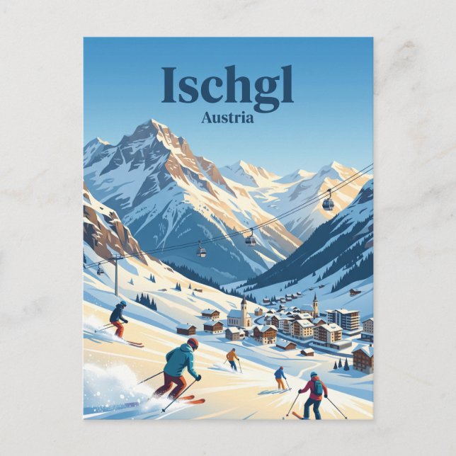 Ischgl Österreich Postkarte (Vorderseite)
