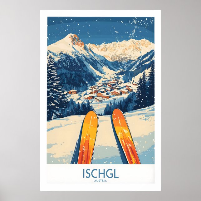 Ischgl Ski Wall Art Poster 1 (Vorne)