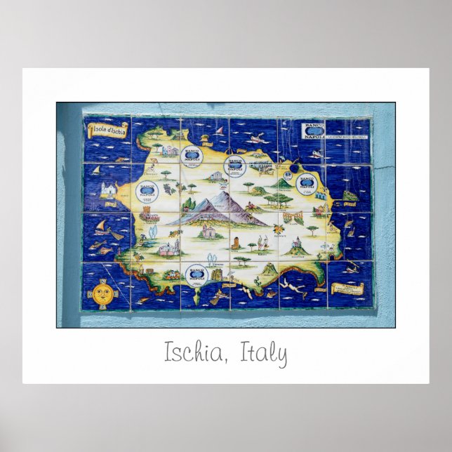 Ischia, Italien großes Poster (Vorne)