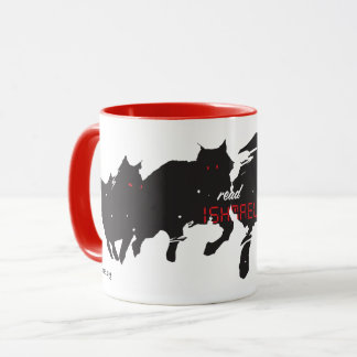 Ischmael-Wölfe lesen Tasse