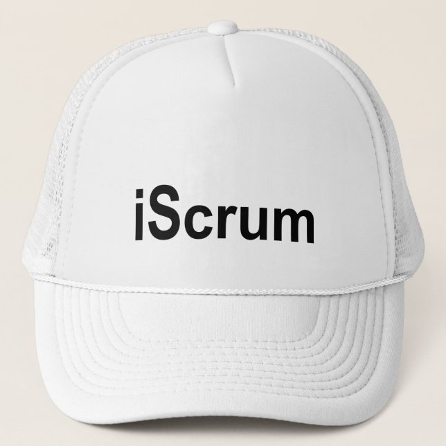 iScrum Rugby-Gedränge-T-Shirt Truckerkappe (Vorderseite)